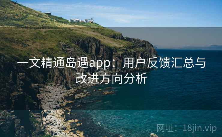 一文精通岛遇app：用户反馈汇总与改进方向分析
