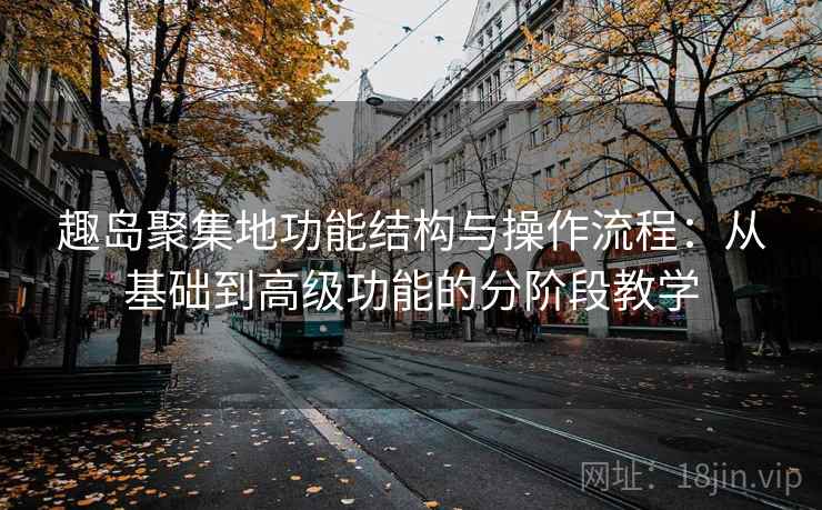 趣岛聚集地功能结构与操作流程：从基础到高级功能的分阶段教学