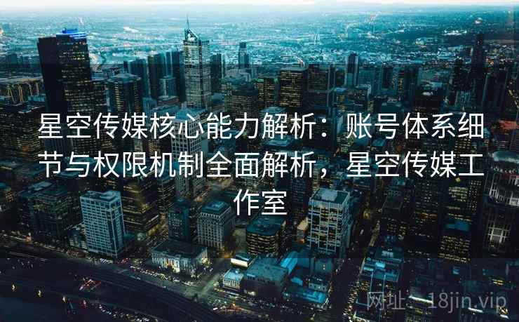 星空传媒核心能力解析：账号体系细节与权限机制全面解析，星空传媒工作室