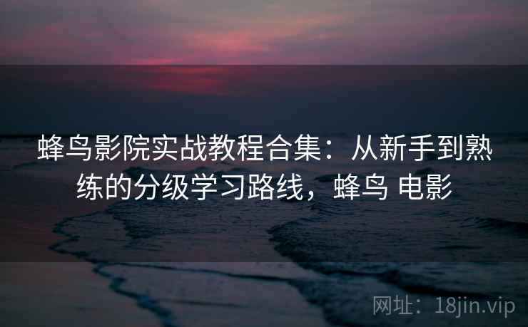 蜂鸟影院实战教程合集：从新手到熟练的分级学习路线，蜂鸟 电影