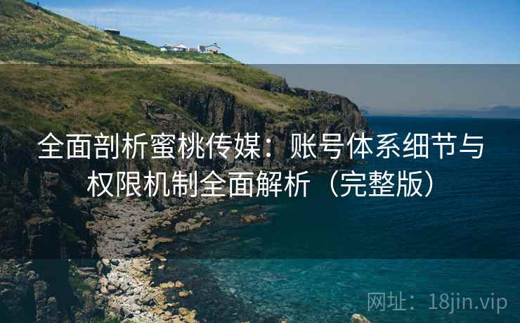 全面剖析蜜桃传媒：账号体系细节与权限机制全面解析（完整版）